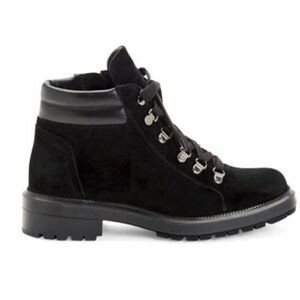 Aquatalia Liviana Hiker Boot in Black NWOB Size 6